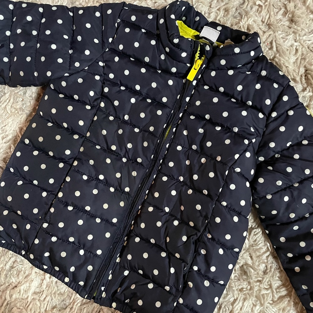 Baby GAP Toddler Girl Jacket 4T Coat Puffer Parka Navy Blue